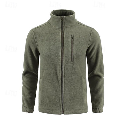 Cosy Winter Jacket for Men | Funnel Neck Full Zip Autumn Layering