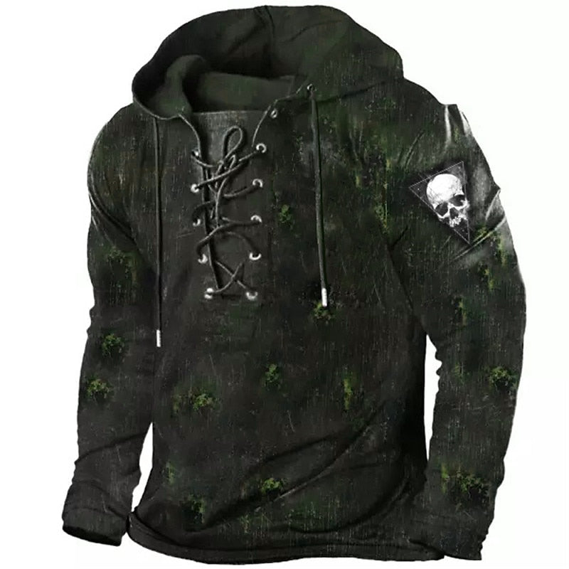 Oversized Hoodie for Men | Lace Up Hooded Cosy Winter Style
