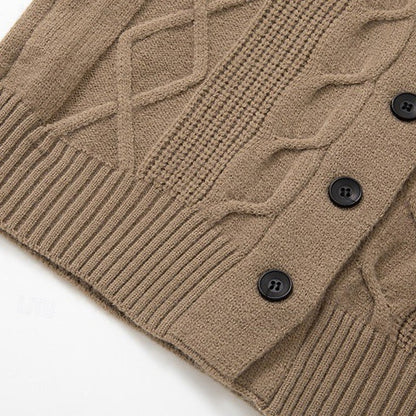 Button Front Cardigan for Men | Cosy Winter Style