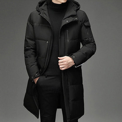 Hooded Puffer Jacket for Men | Insulated Cold Weather Ready