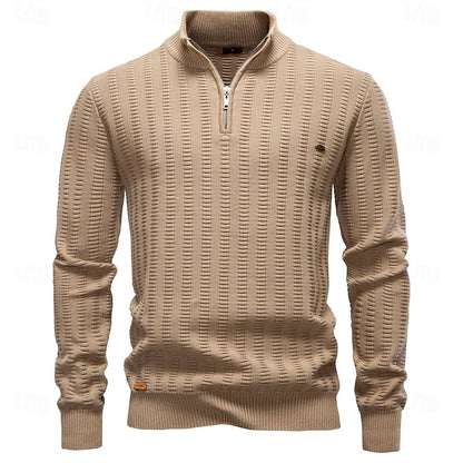 Half Zip Sweater for Men | Insulated Cosy Winter Style