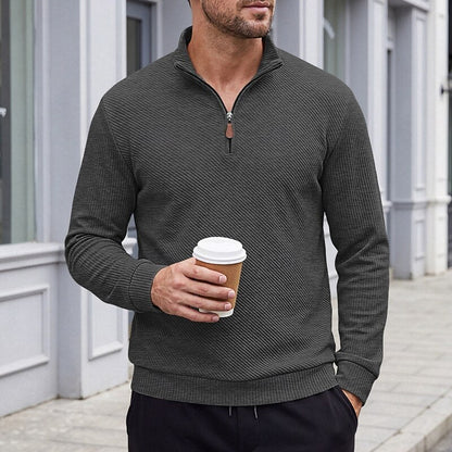 Half Zip Sweater for Men | Ribbed Fall & Winter 2026
