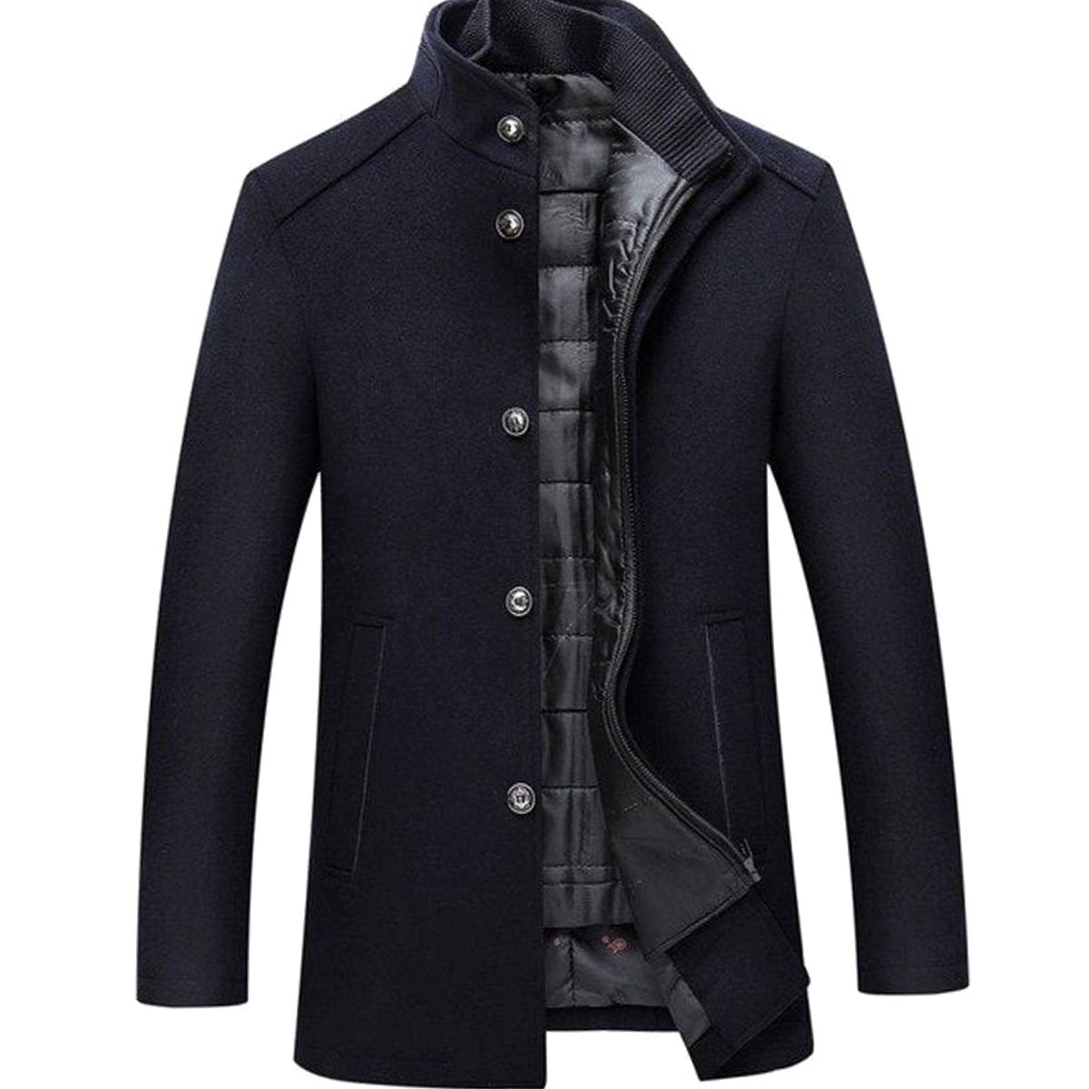 Lightweight Quilted Jacket for Men | Button Front Cosy Winter Style