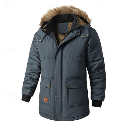 Hooded Puffer Jacket for Women | Fleece Lined Full Zip Autumn Layering