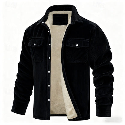 Fleece Lined Winter Jacket for Women | Ribbed Insulated Cold Weather Ready