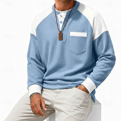 Cosy Shirt for Men | Button Front Autumn Layering
