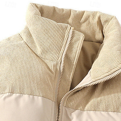 Insulated Puffer Jacket for Men | Funnel Neck Full Zip Fall & Winter 2026