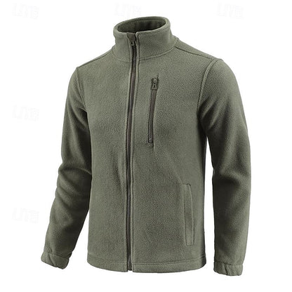 Cosy Winter Jacket for Men | Funnel Neck Full Zip Autumn Layering