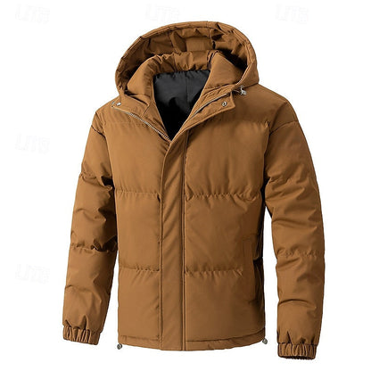 Hooded Puffer Jacket for Men | Insulated Winter Outerwear