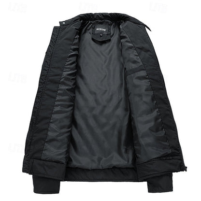 Lightweight Quilted Jacket for Men | Funnel Neck Cold Weather Ready
