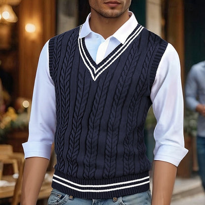 Classic Puffer Vest for Men | V Neck Cold Weather Ready