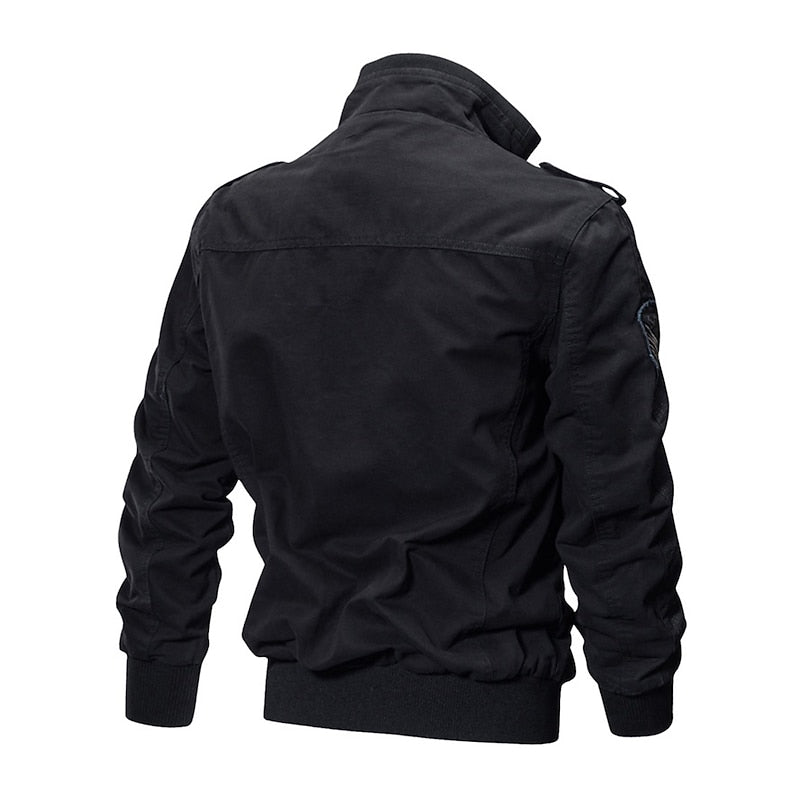 Insulated Winter Jacket for Men | Ribbed Full Zip Autumn Layering