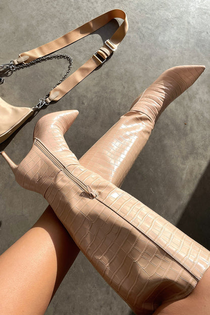 Warm Knee High Boots for Women | Slim Heel Fall & Winter 2026