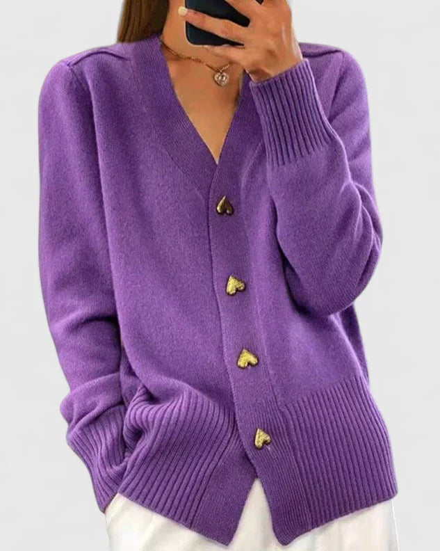 Button Front Cardigan for Women | Autumn Layering