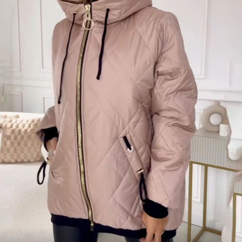 Hooded Winter Jacket for Women | Insulated Lightweight Cold Weather Ready