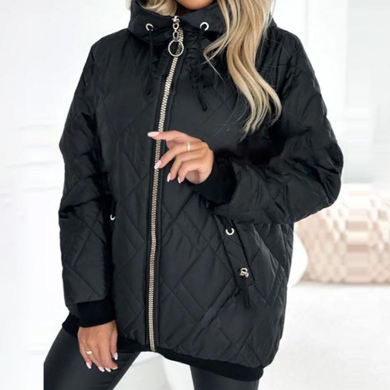 Hooded Winter Jacket for Women | Insulated Lightweight Cold Weather Ready