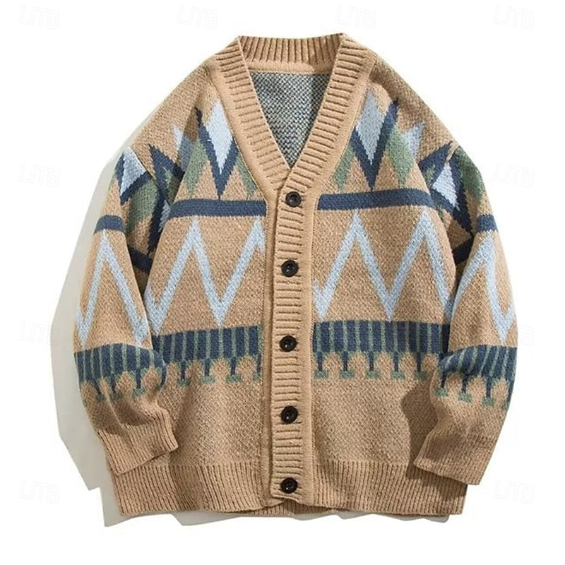 Button Front Cardigan for Men | V Neck Fall & Winter 2026