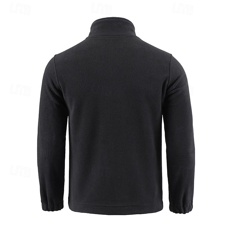 Cosy Winter Jacket for Men | Funnel Neck Full Zip Autumn Layering