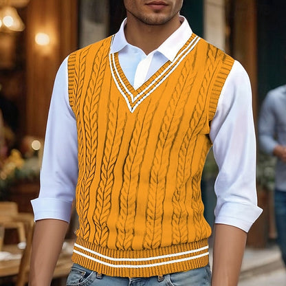 Classic Puffer Vest for Men | V Neck Cold Weather Ready