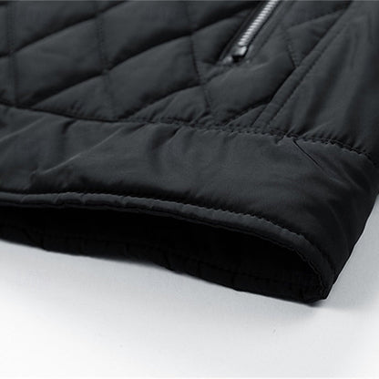 Lightweight Quilted Jacket for Men | Funnel Neck Cold Weather Ready
