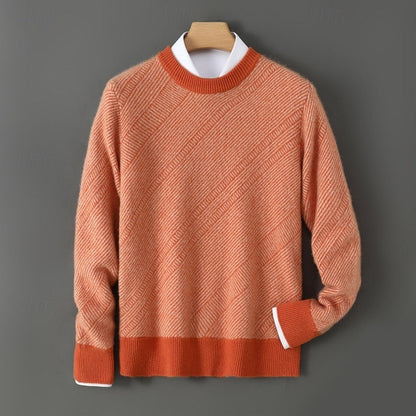 Warm Sweater for Men | Ribbed Crew Neck Fall & Winter 2026