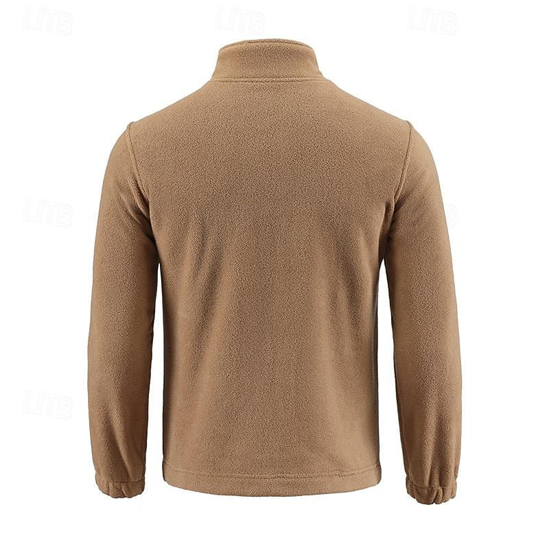 Cosy Winter Jacket for Men | Funnel Neck Full Zip Autumn Layering