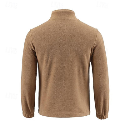 Cosy Winter Jacket for Men | Funnel Neck Full Zip Autumn Layering