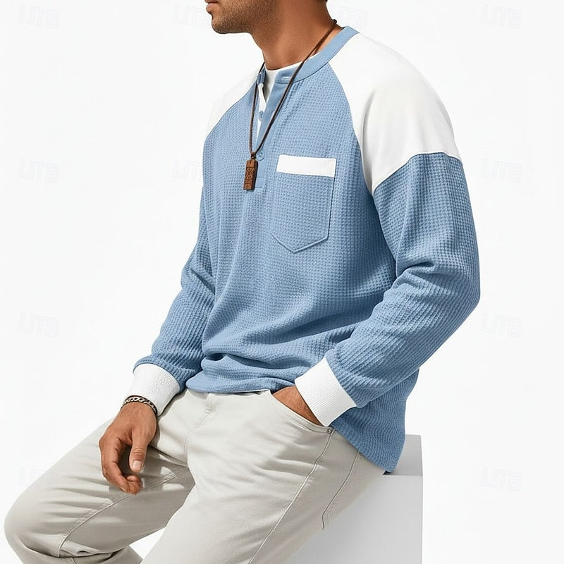 Cosy Shirt for Men | Button Front Autumn Layering