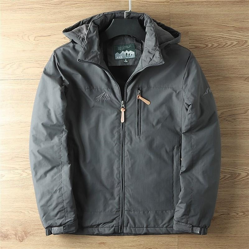 Hooded Winter Jacket for Men | Cold Weather Ready