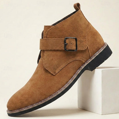 Warm Ankle Boots for Women | Buckle Strap Winter Ready Comfort