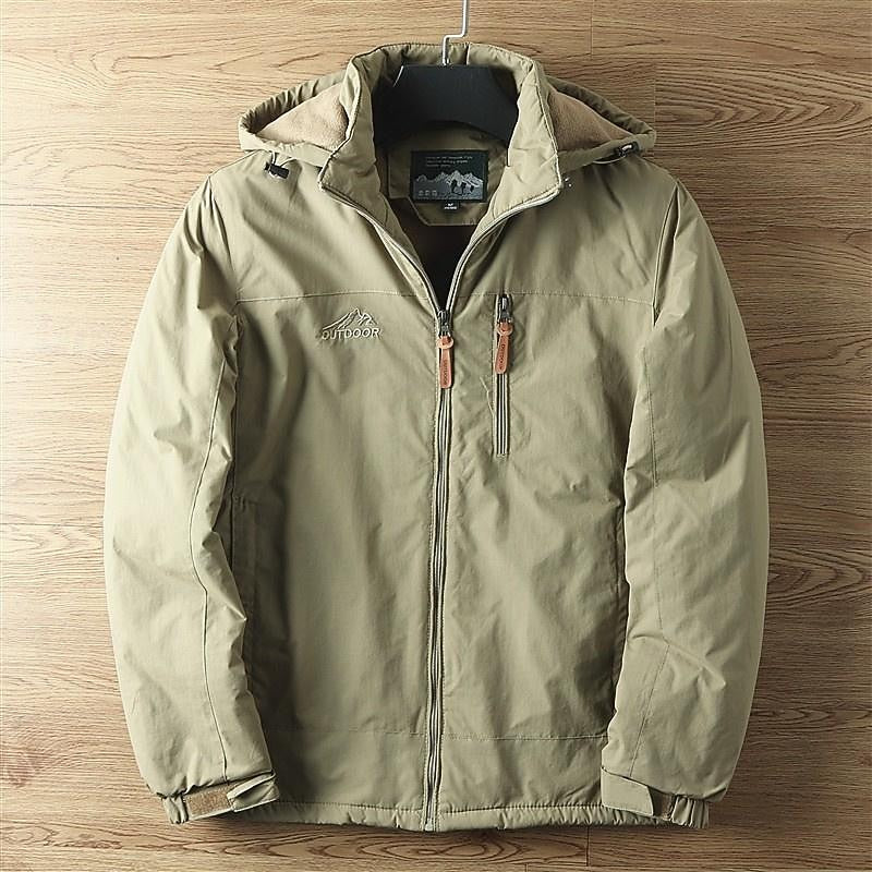 Hooded Winter Jacket for Men | Cold Weather Ready