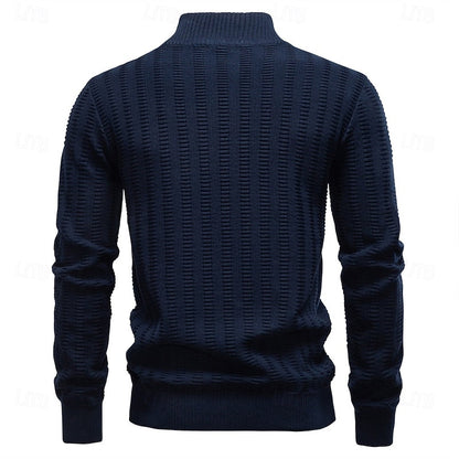 Half Zip Sweater for Men | Insulated Cosy Winter Style