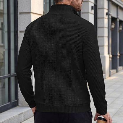 Half Zip Sweater for Men | Ribbed Fall & Winter 2026