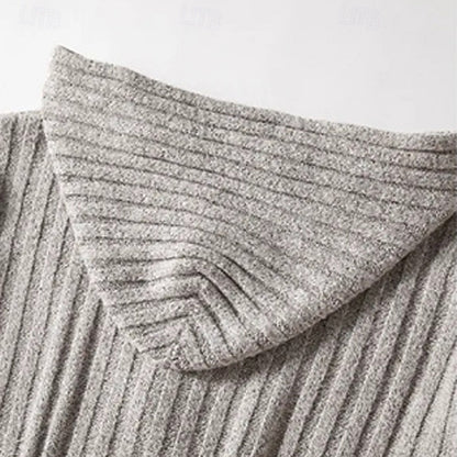 Button Front Cardigan for Women | Hooded Drawstring Autumn Layering