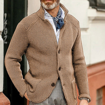 Button Front Cardigan for Men | Funnel Neck Fall & Winter 2026