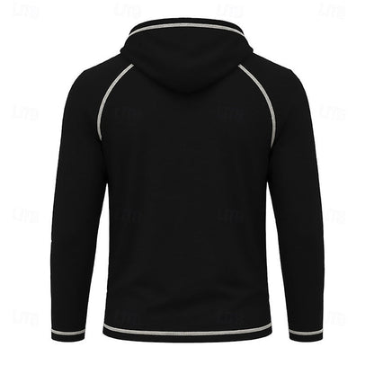 Hooded Hoodie for Men | Drawstring Cold Weather Ready