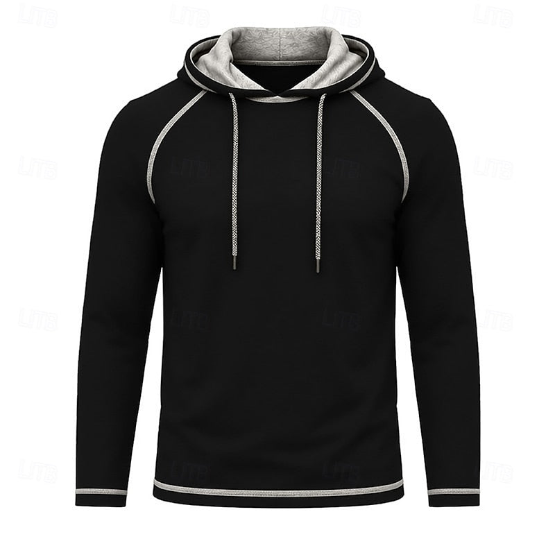 Hooded Hoodie for Men | Drawstring Cold Weather Ready