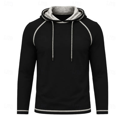 Hooded Hoodie for Men | Drawstring Cold Weather Ready