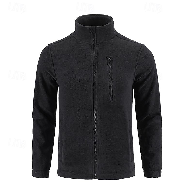 Cosy Winter Jacket for Men | Funnel Neck Full Zip Autumn Layering