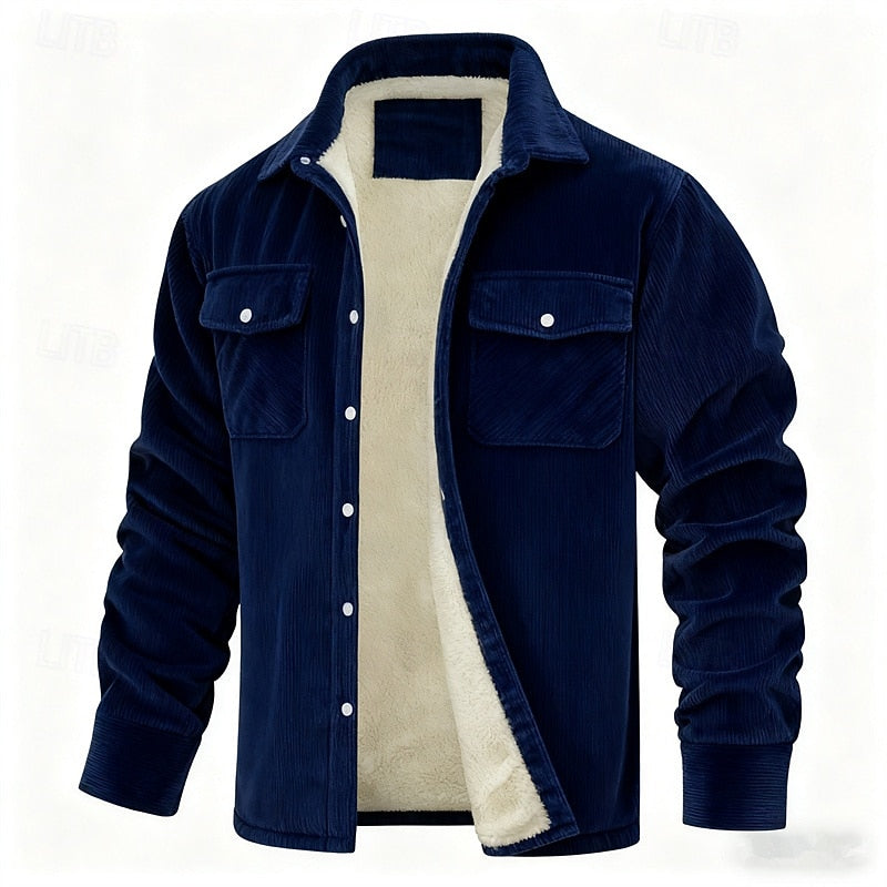 Fleece Lined Winter Jacket for Women | Ribbed Insulated Cold Weather Ready