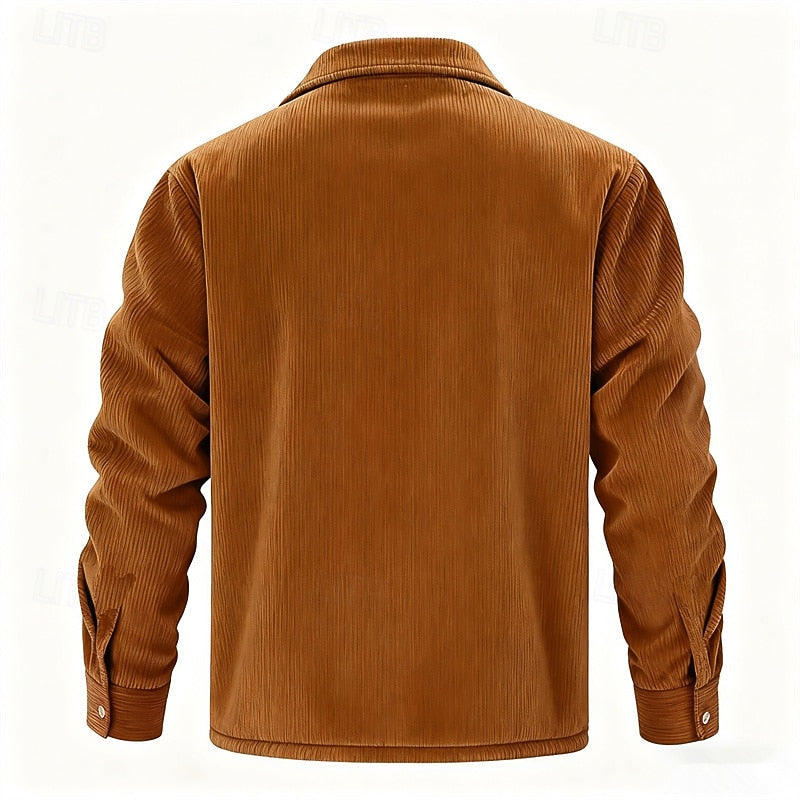 Fleece Lined Winter Jacket for Women | Ribbed Insulated Cold Weather Ready
