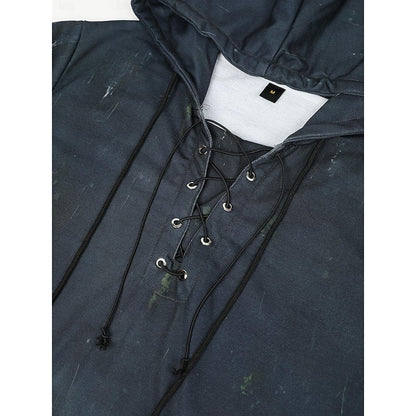 Oversized Hoodie for Men | Lace Up Hooded Cosy Winter Style
