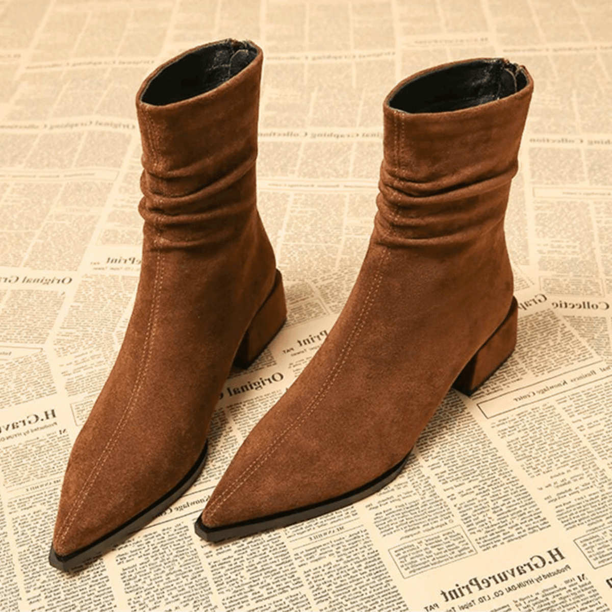 Pointed Toe Ankle Boots for Women | Block Heel Fall & Winter 2026
