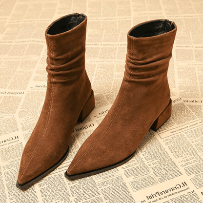 Pointed Toe Ankle Boots for Women | Block Heel Fall & Winter 2026