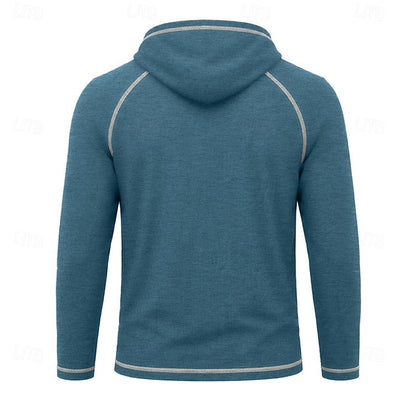 Hooded Hoodie for Men | Drawstring Cold Weather Ready