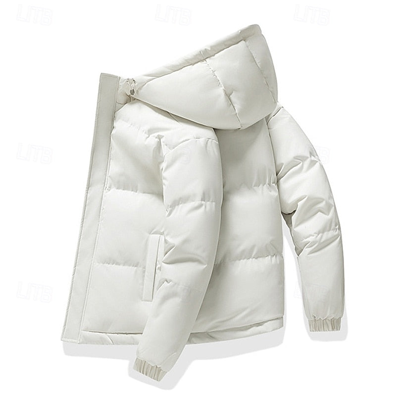 Hooded Puffer Jacket for Men | Insulated Winter Outerwear