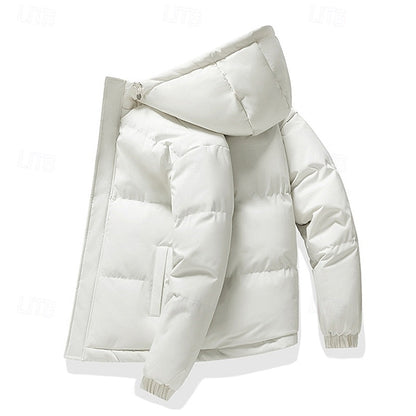Hooded Puffer Jacket for Men | Insulated Winter Outerwear