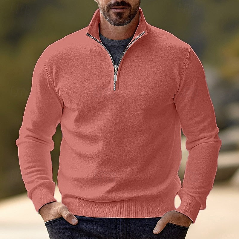 Half Zip Sweater for Women | Ribbed Funnel Neck Fall & Winter 2026