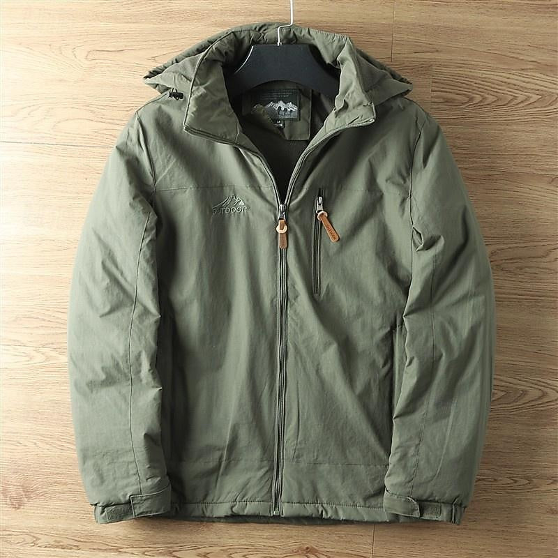 Hooded Winter Jacket for Men | Cold Weather Ready