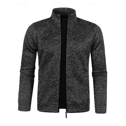 Warm Winter Jacket for Men | Funnel Neck Full Zip Cold Weather Ready